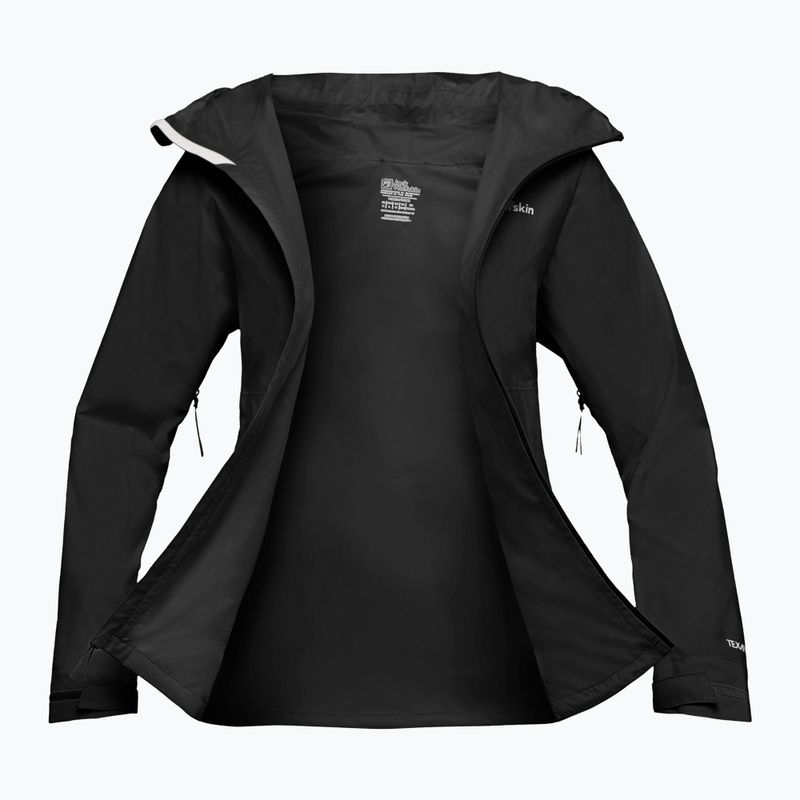 Kurtka przeciwdeszczowa damska Jack Wolfskin Prelight 2.5L LT black 10
