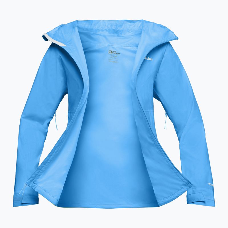 Kurtka przeciwdeszczowa damska Jack Wolfskin Prelight 2.5L LT mid blue 10