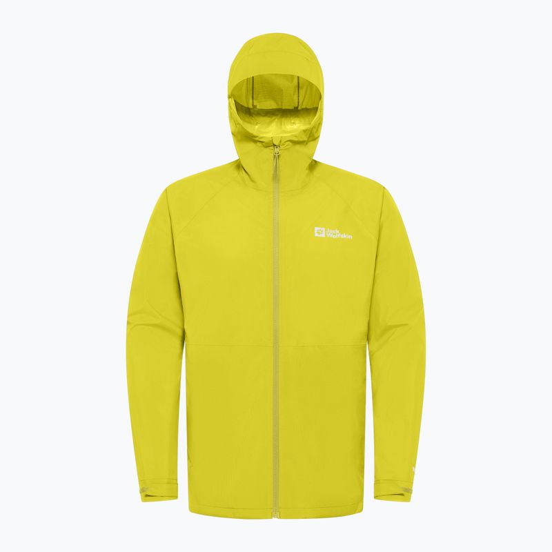 Kurtka przeciwdeszczowa męska Jack Wolfskin Prelight 2.5L LT chartreuse 9