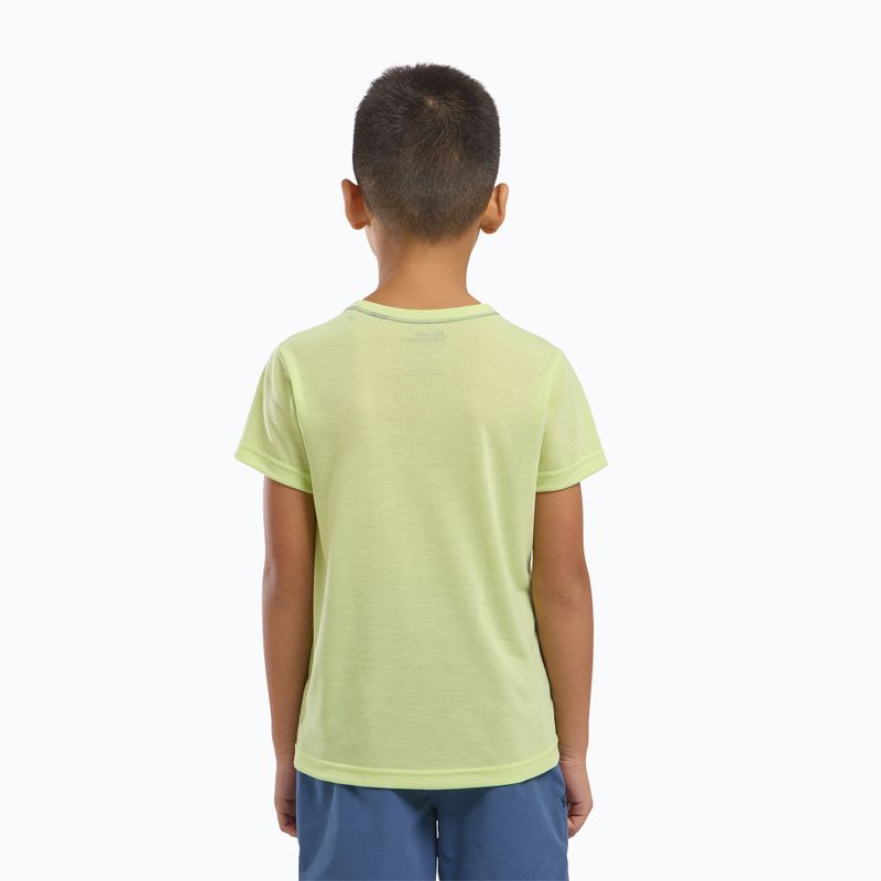 Koszulka dziecięca Jack Wolfskin Hiking Graphic T print cool matcha 4