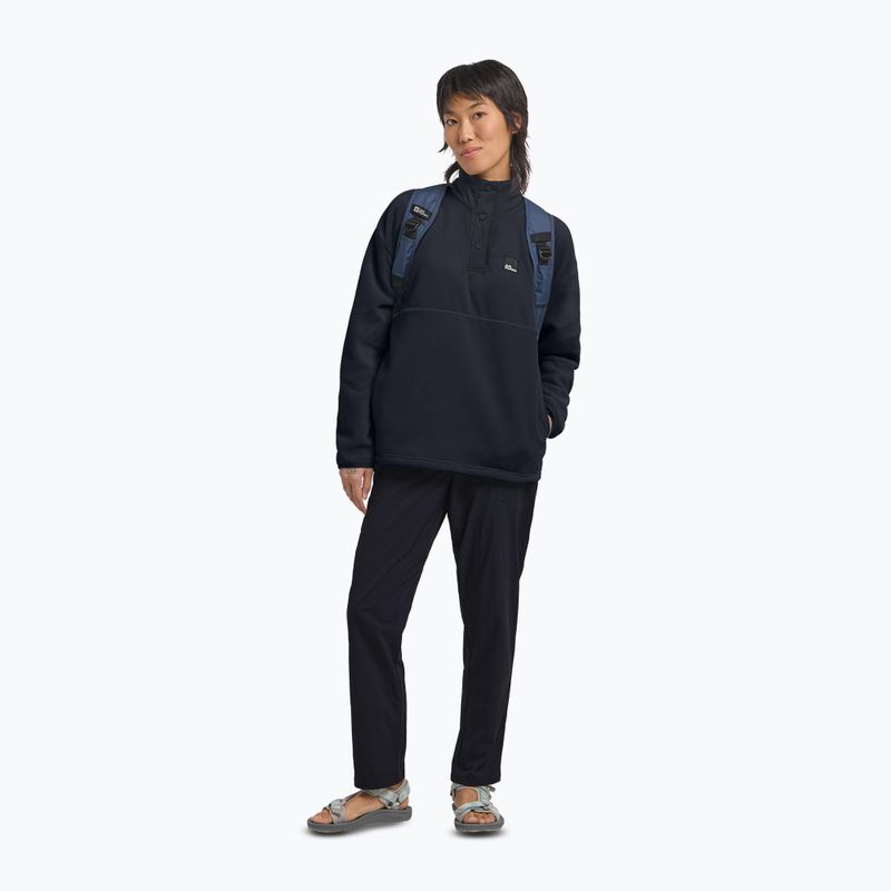 Bluza polarowa damska Jack Wolfskin Sumetro Half Zip dark navy 2