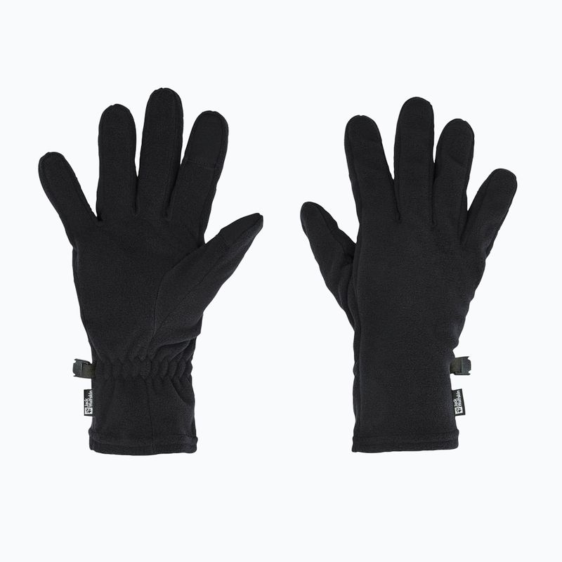 Rękawiczki trekkingowe Jack Wolfskin Real Stuff black 2
