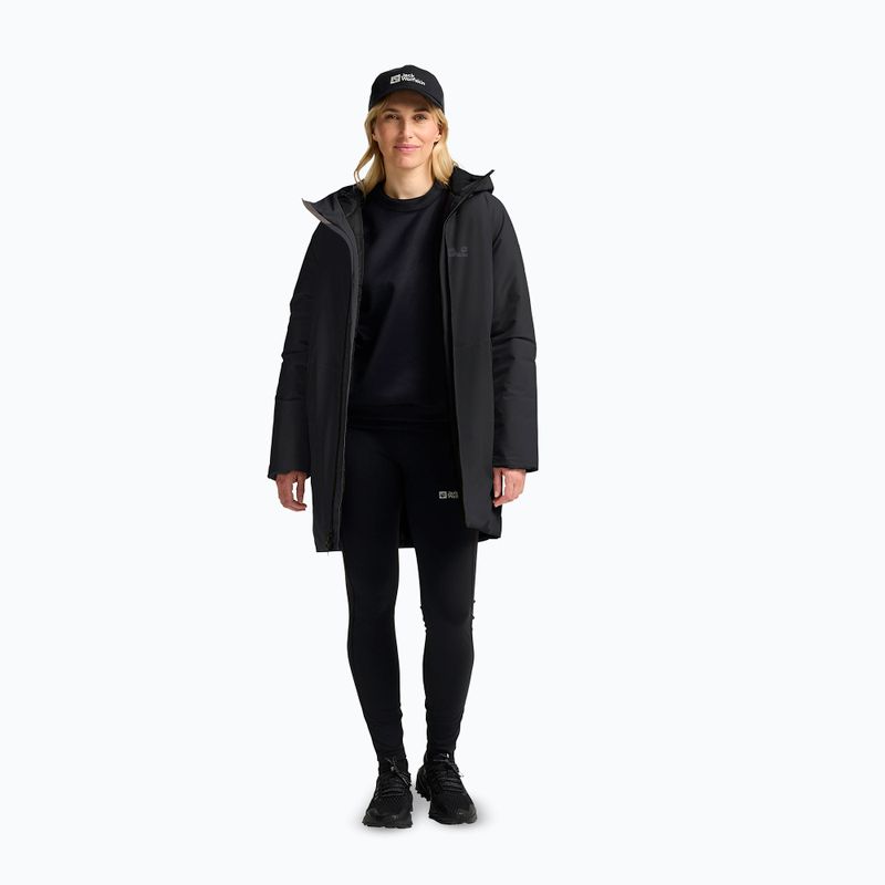 Kurtka ocieplana damska Jack Wolfskin Frost Haven black 2