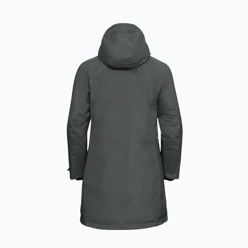 Kurtka puchowa damska Jack Wolfskin Icecape 2L Down Ins Rds slate green 8
