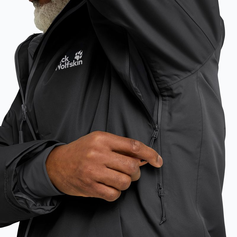 Kurtka puchowa męska Jack Wolfskin Icecape 2L Down Ins Rds black 4