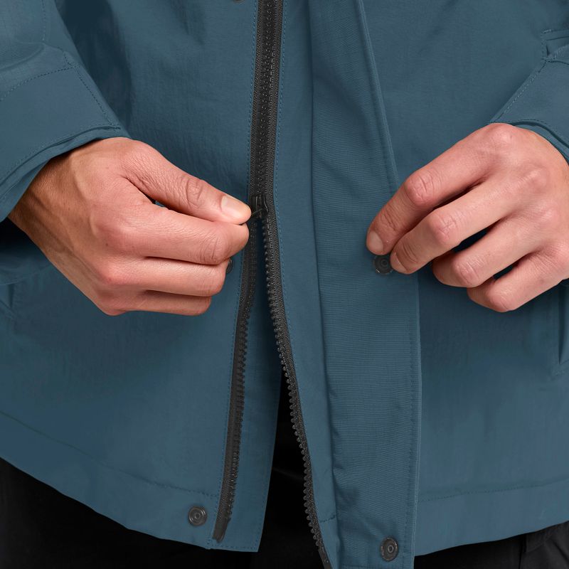 Kurtka ocieplana męska Jack Wolfskin Glacier Shield aluminium blue 5