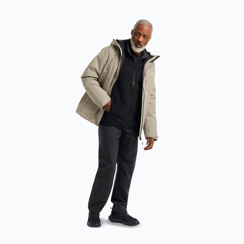 Kurtka puchowa męska Jack Wolfskin Icecape 2L Down Ins Rds linen 2