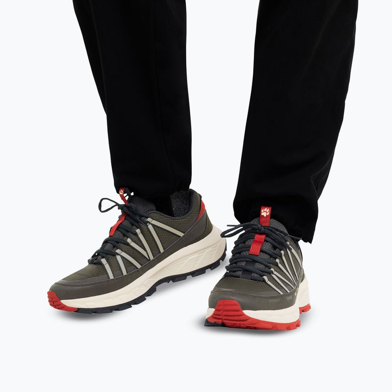 Buty turystyczne męskie Jack Wolfskin Wild Hike Texapore Low obsidian moss 8