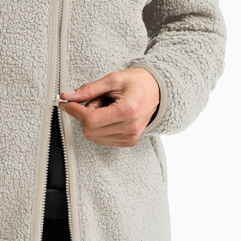 Bluza trekkingowa damska Jack Wolfskin High Curl Coat pale sand 5