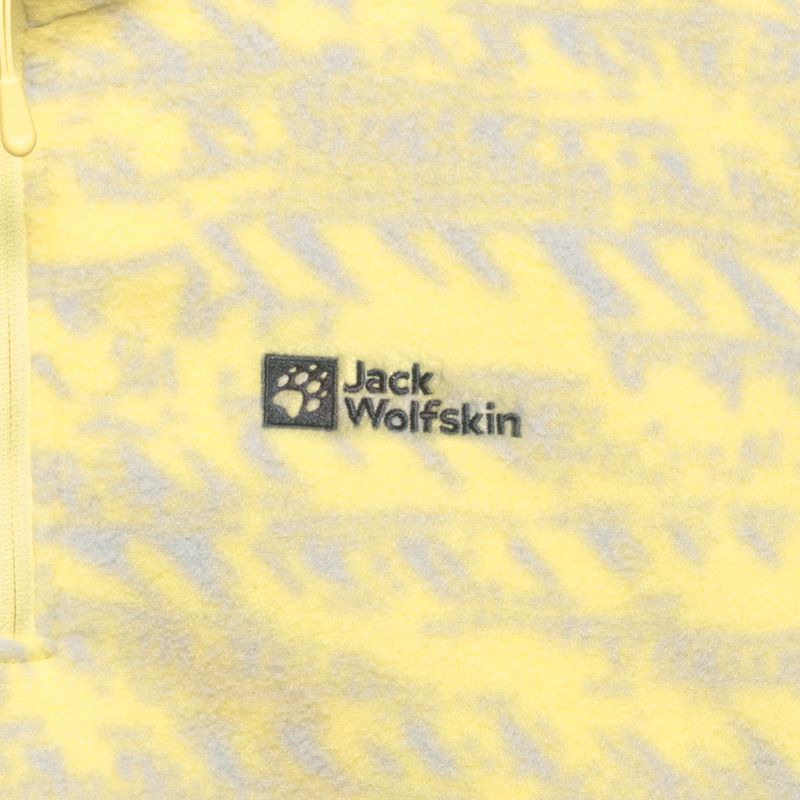 Bluza trekkingowa damska Jack Wolfskin Big Sky Half Zip lemon ice 8