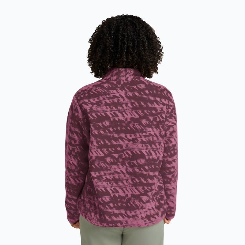 Bluza trekkingowa damska Jack Wolfskin Big Sky Half Zip raisin 3
