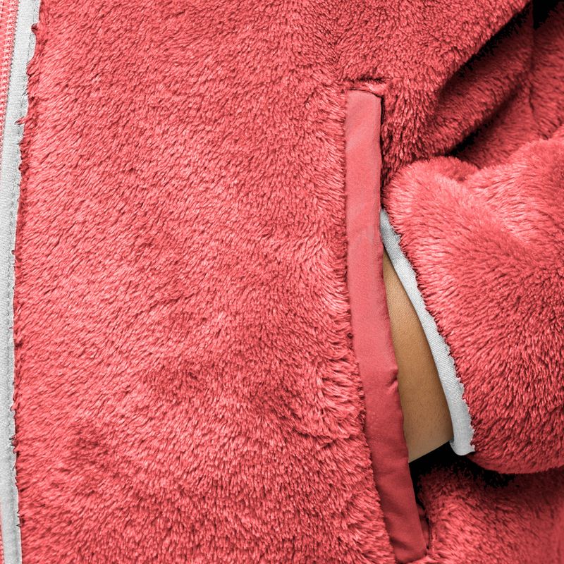 Bluza trekkingowa dziecięca Jack Wolfskin Nepali sunset coral 3