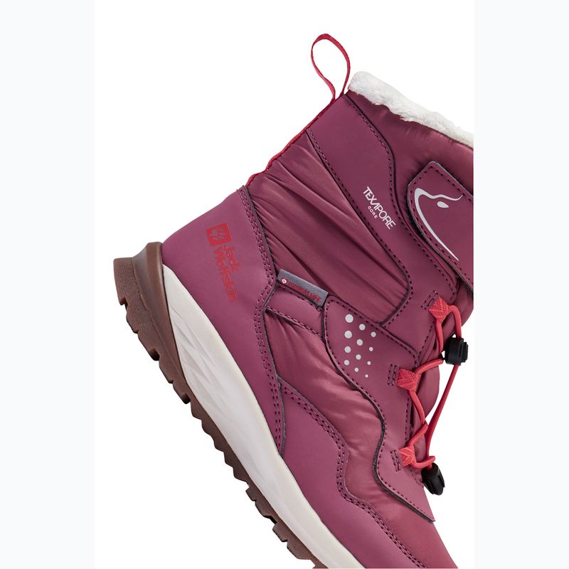 Buty dziecięce Jack Wolfskin Polar Bear-G Texapore High Vc raisin 9