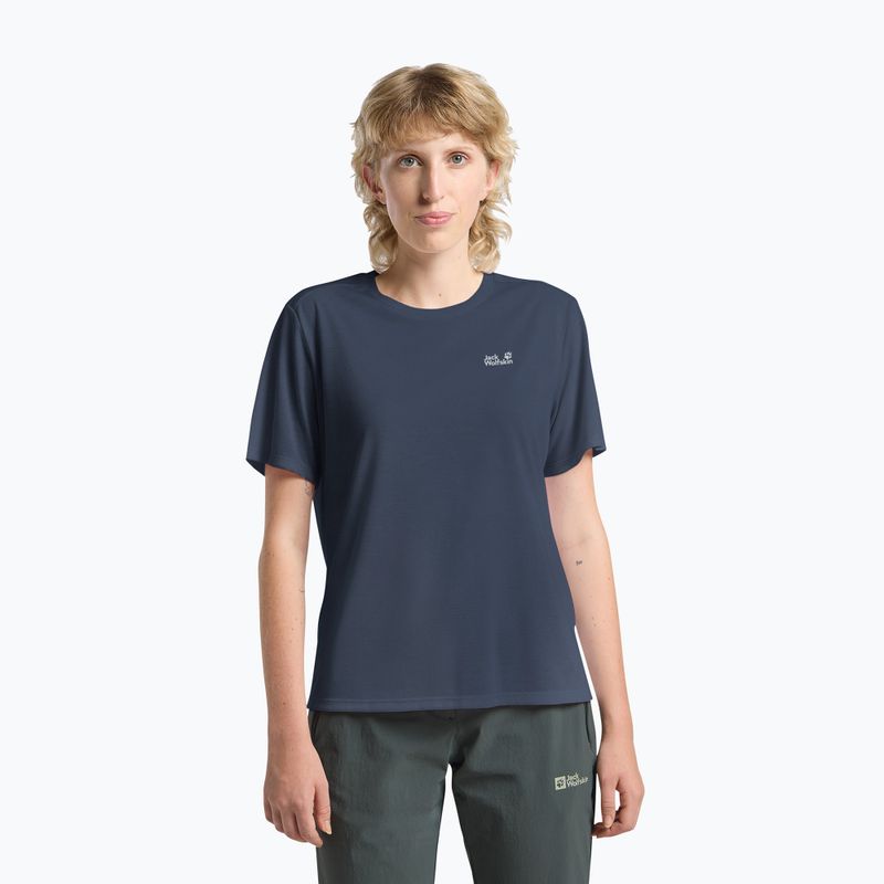 Koszulka trekkingowa damska Jack Wolfskin Vonnan midnight sky