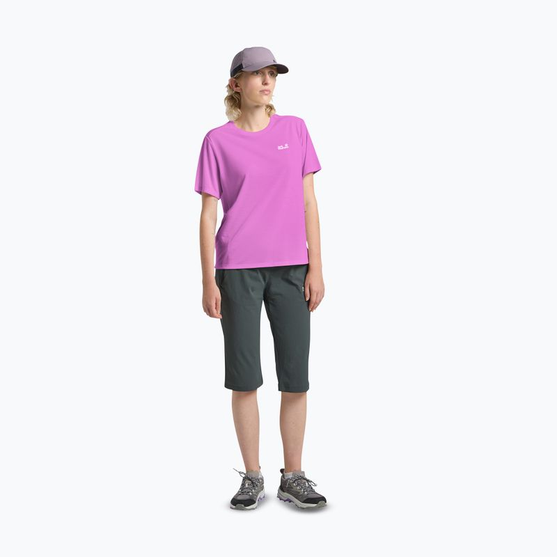 Koszulka trekkingowa damska Jack Wolfskin Vonnan foxglove 2