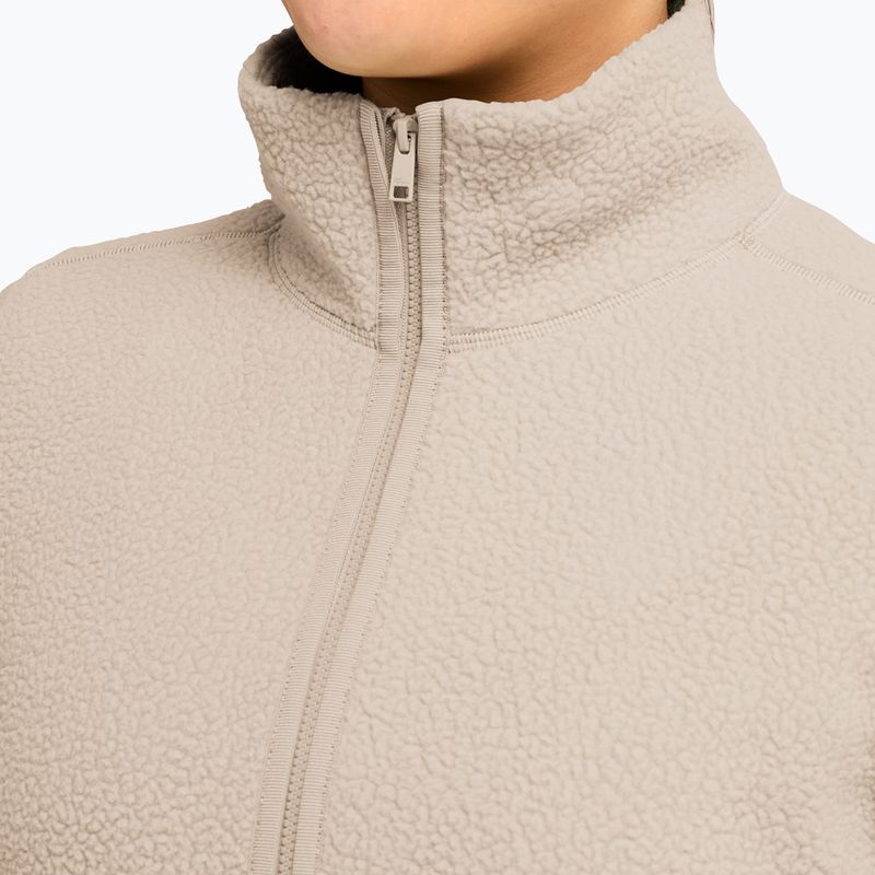 Bluza polarowa damska Jack Wolfskin Lite Curl Full Zip oyster 4