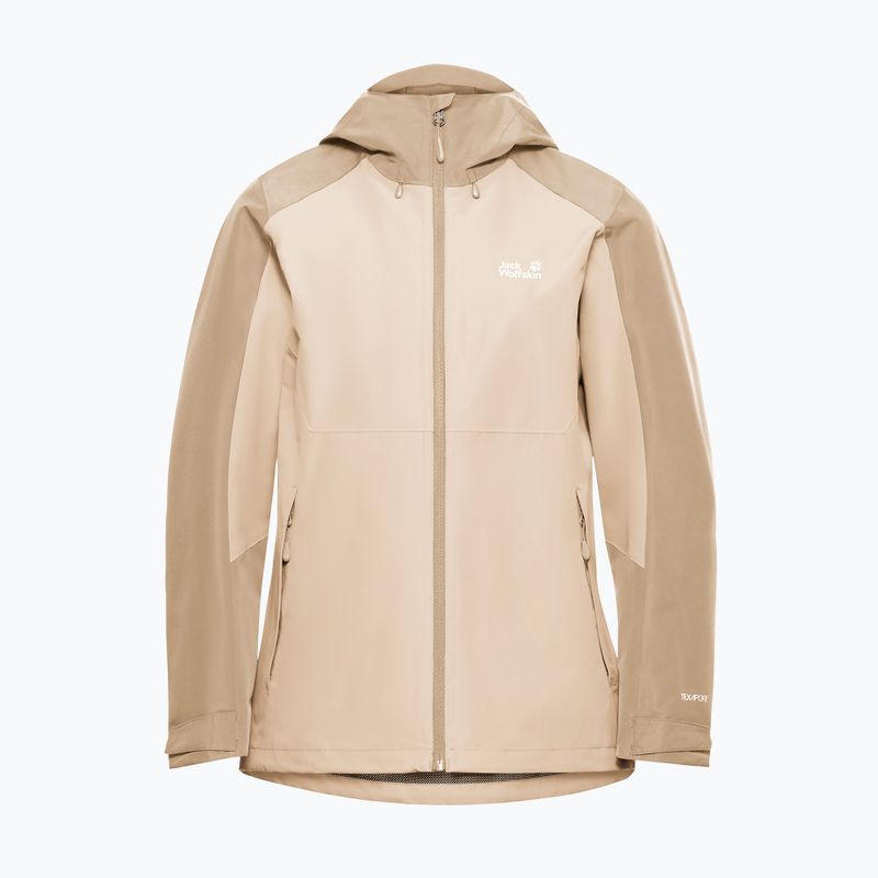 Kurtka przeciwdeszczowa damska Jack Wolfskin Wildbound 2L oyster 7