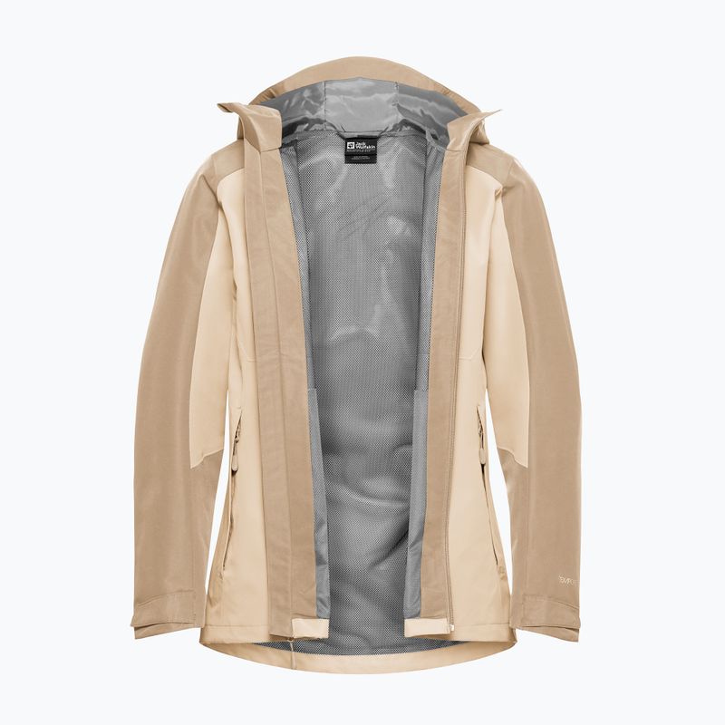Kurtka przeciwdeszczowa damska Jack Wolfskin Wildbound 2L oyster 8
