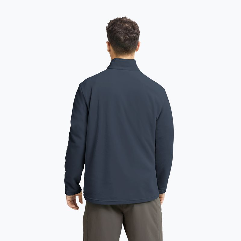 Bluza polarowa męska Jack Wolfskin Taunus 100 Half Zip midnight sky 3