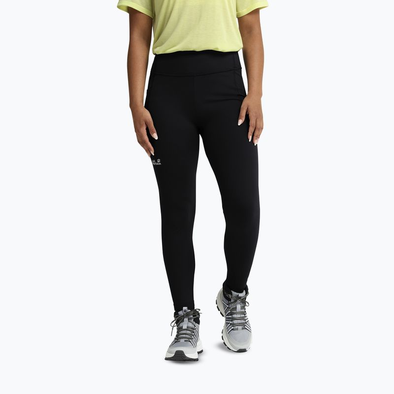 Legginsy damskie Jack Wolfskin Wildstride black