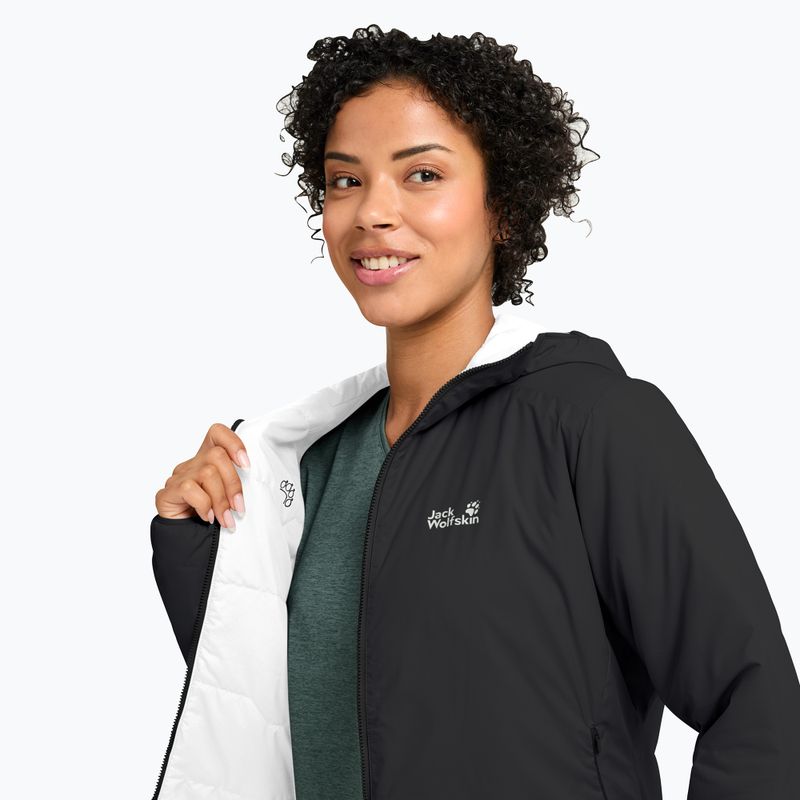 Kurtka ocieplana damska Jack Wolfskin Trail Light Ins 2IN1 black 3