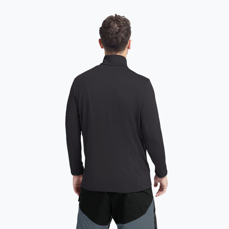 Bluza trekkingowa męska Jack Wolfskin Litestride Full Zip black 3