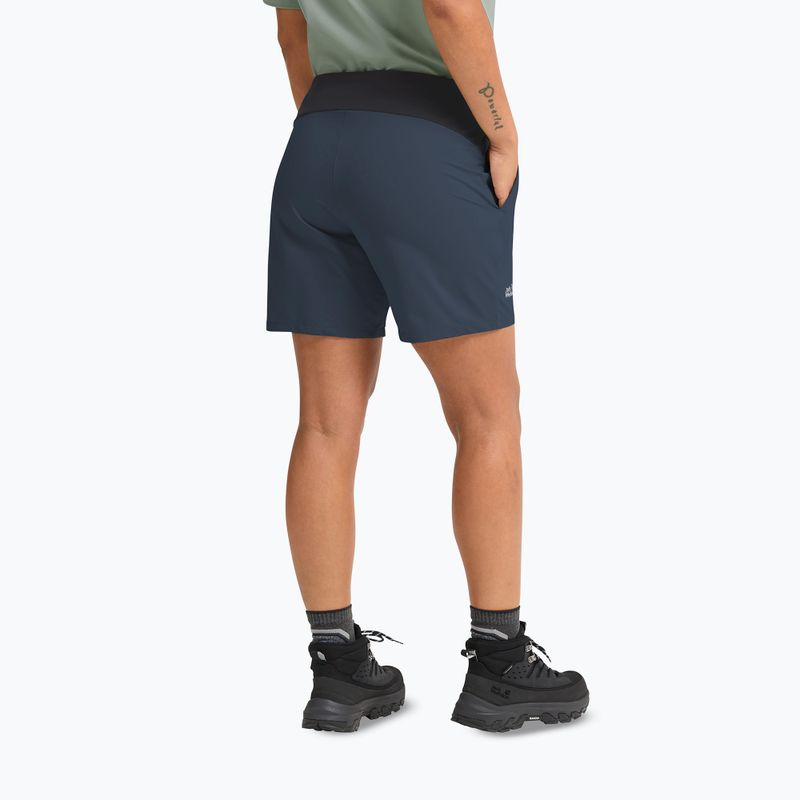 Spodenki trekkingowe damskie Jack Wolfskin Prelight Pulse midnight sky 3