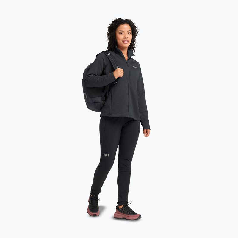 Bluza polarowa damska Jack Wolfskin Anytrail Full Zip phantom 2