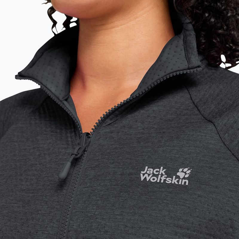 Bluza polarowa damska Jack Wolfskin Anytrail Full Zip phantom 4