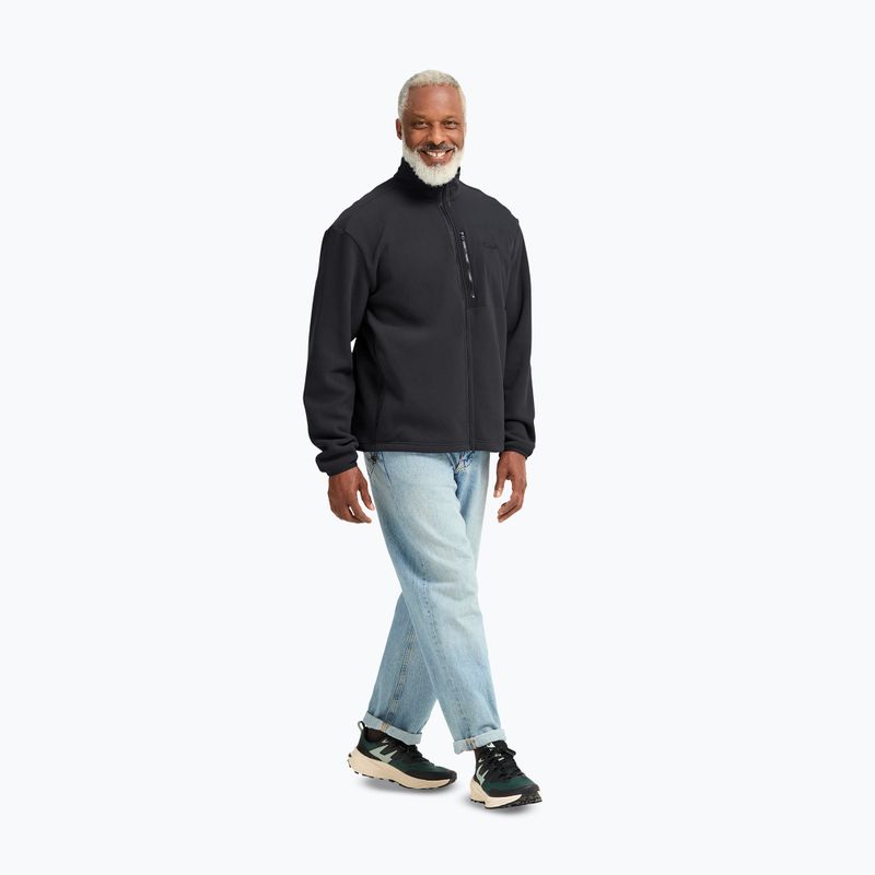 Bluza polarowa męska Jack Wolfskin Sumetro Full Zip black 2