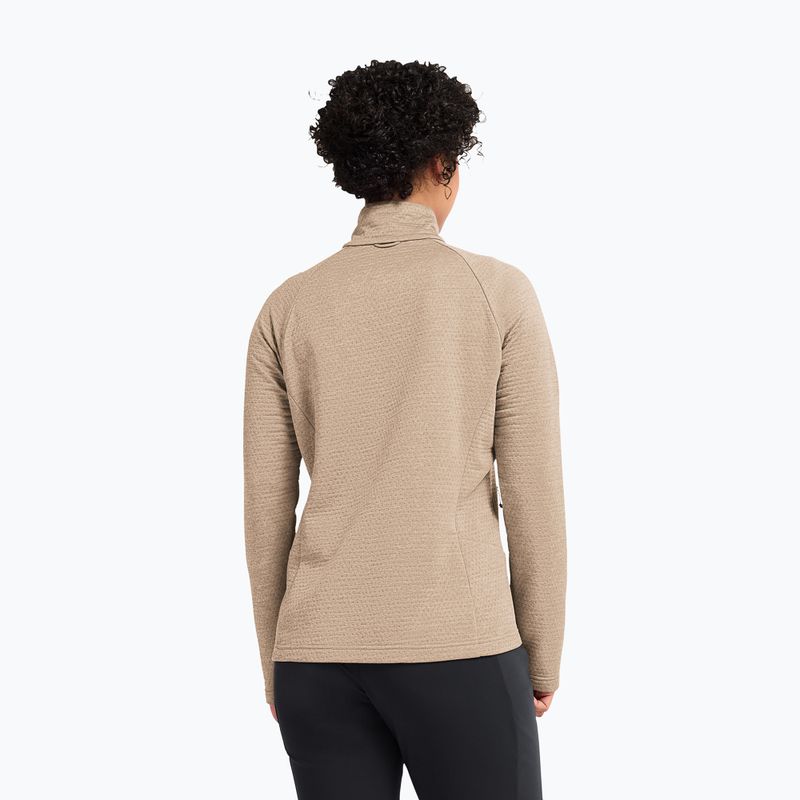 Bluza polarowa damska Jack Wolfskin Anytrail Full Zip oat 3