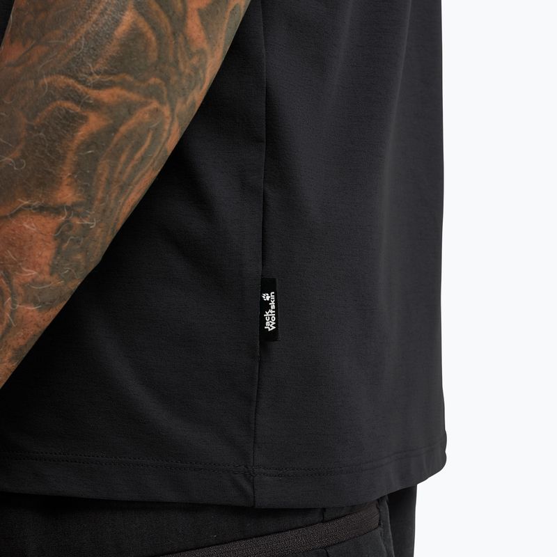 Koszulka męska Jack Wolfskin Travel black 4