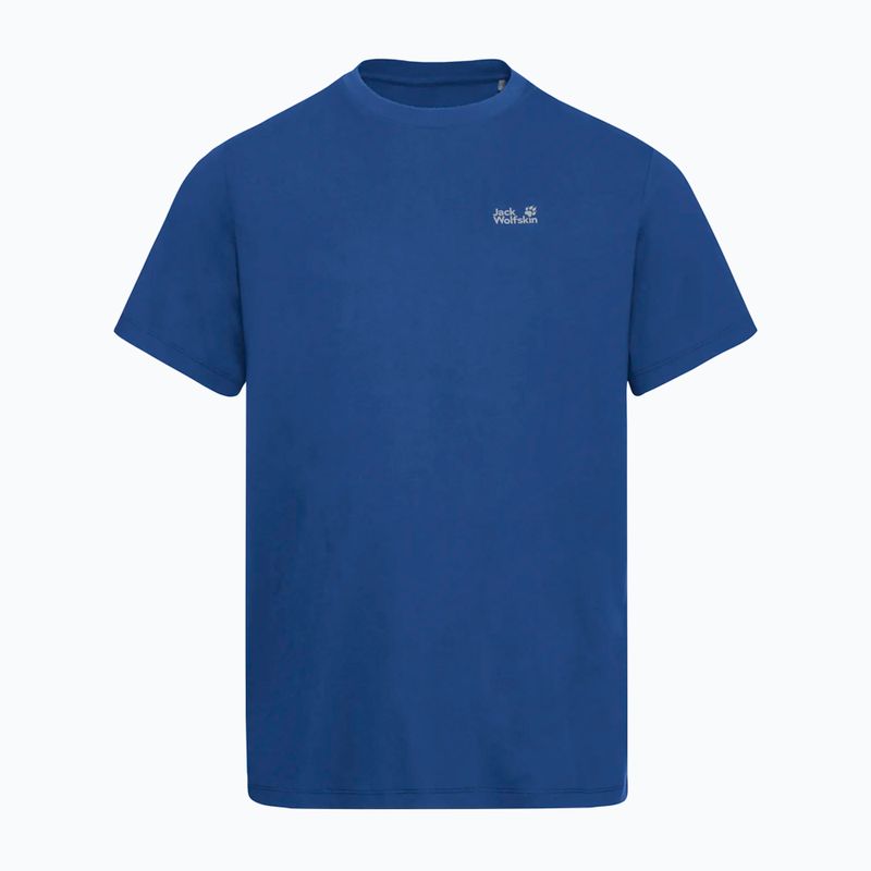 Koszulka męska Jack Wolfskin Essential blue orchid 5