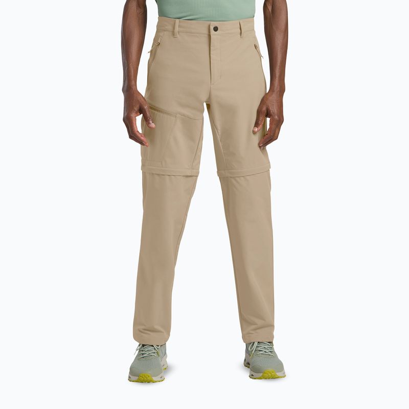 Spodnie trekkingowe męskie Jack Wolfskin Pico Trail Zip Off hazel wood
