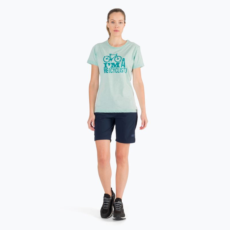 Koszulka trekkingowa damska Jack Wolfskin Ocean Trail peppermint 2