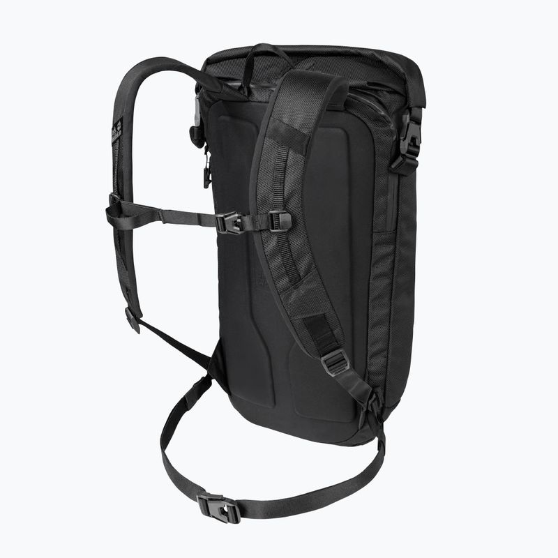 Plecak miejski Jack Wolfskin Helsinki Rolltop 18 l ultra black 2