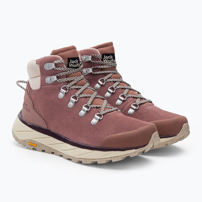 Buty damskie Jack Wolfskin Terraventure Urban Mid rose/white 4