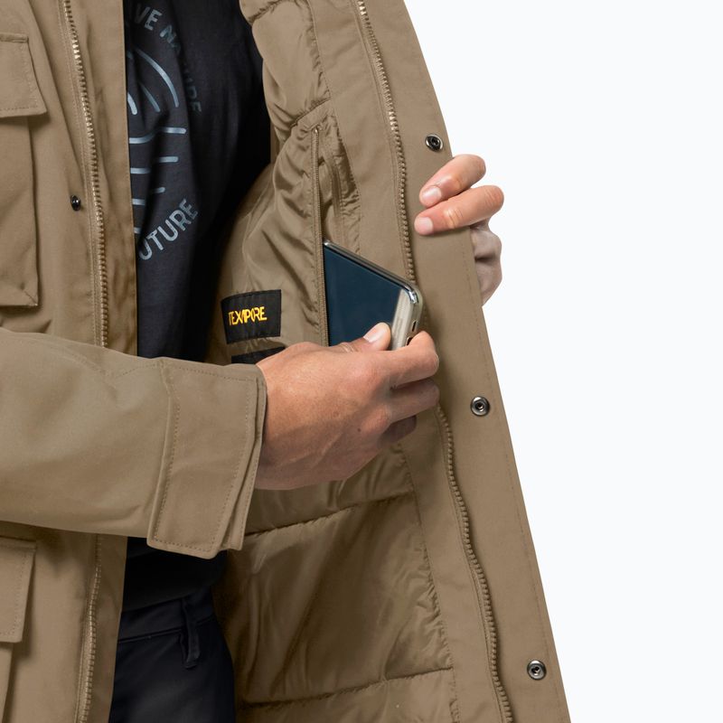 Kurtka zimowa męska Jack Wolfskin Glacier Canyon Parka cookie 5