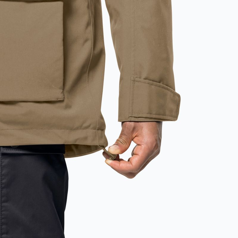 Kurtka zimowa męska Jack Wolfskin Glacier Canyon Parka cookie 6