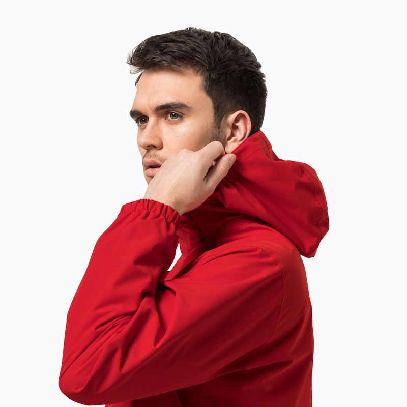 Kurtka przeciwdeszczowa męska Jack Wolfskin Stormy Point 2L strong red 2