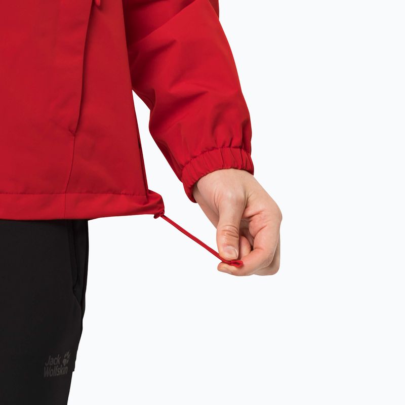 Kurtka przeciwdeszczowa męska Jack Wolfskin Stormy Point 2L strong red 3