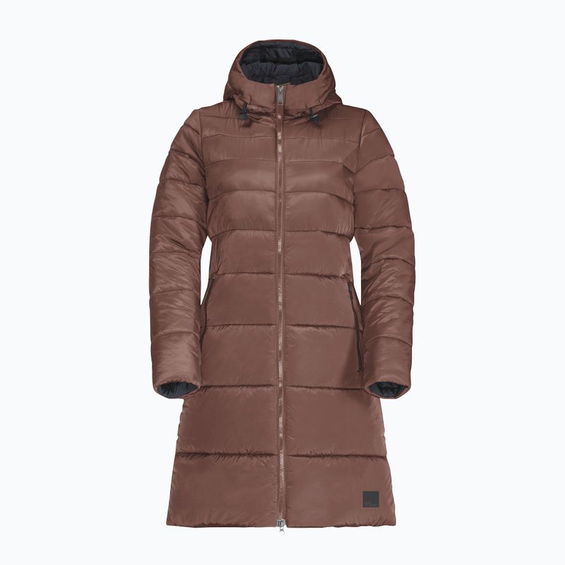 Płaszcz puchowy damski Jack Wolfskin Eisbach wild ginger 6