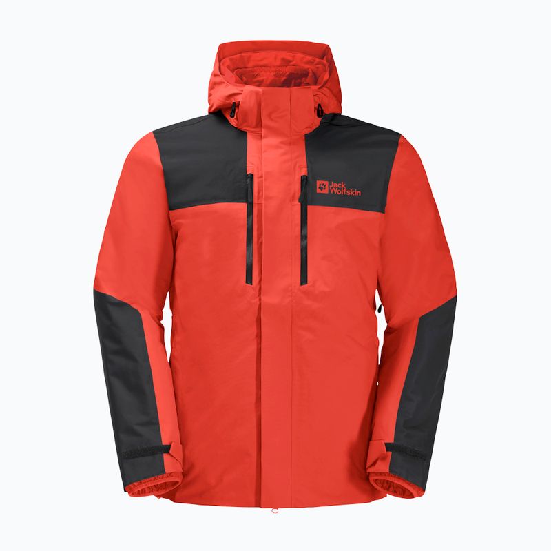 Kurtka 3w1 męska Jack Wolfskin Jasper 3in1 strong red 9