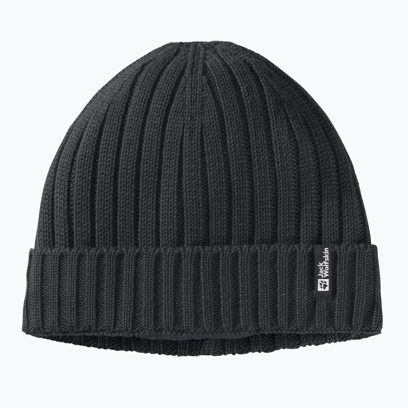 Czapka zimowa Jack Wolfskin Rib Knit black