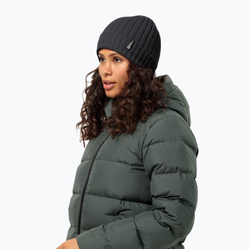 Czapka zimowa Jack Wolfskin Rib Knit black 5