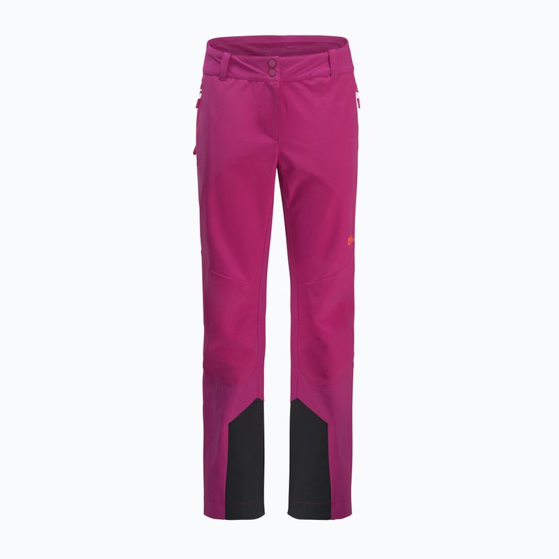 Spodnie softshell damskie Jack Wolfskin Alpspitze Tour new magenta 7