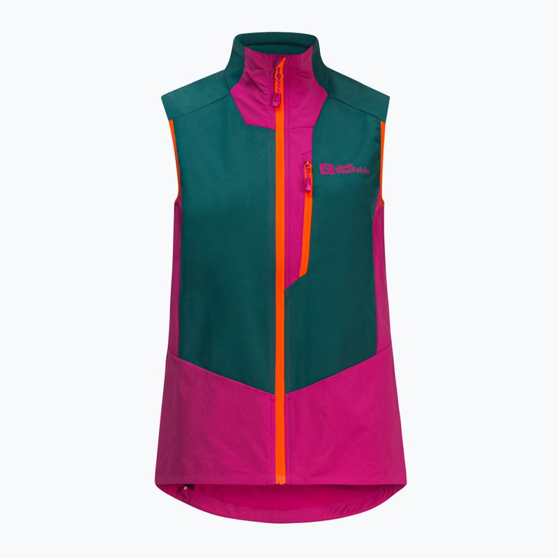 Bezrękawnik turystyczny damski Jack Wolfskin Alpspitze sea green 5
