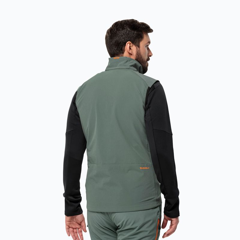 Bezrękawnik turystyczny męski Jack Wolfskin Alpspitze hedge green 2