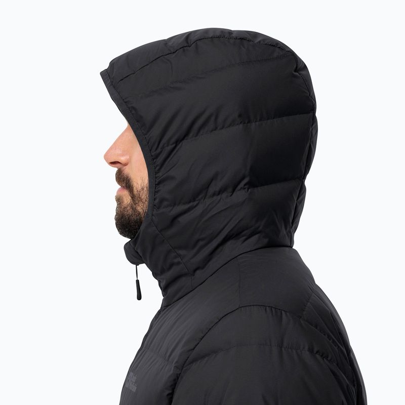 Kurtka puchowa męska Jack Wolfskin Ather Down Hoody black 5