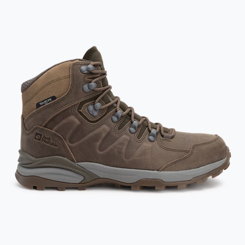 Buty trekkingowe męskie Jack Wolfskin Refugio Prime Texapore Mid cold coffe 2